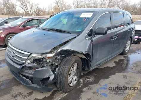 2012 Honda Odyssey Lx z USA, uszkodzony, nr VIN 5FNRL5H29CB107586